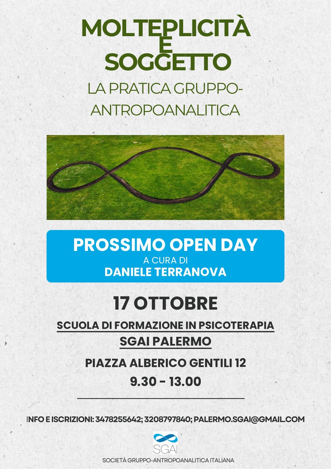 OPEN DAY PALERMO 17 OTTOBRE 2026